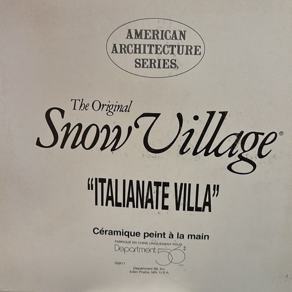 Department 56 Italianate villa - Picture 4 of 5